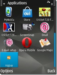 Small orrange icon in your applications Small orrange icon in your applications