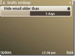 Drafts could be accessed only if they are within 5 days